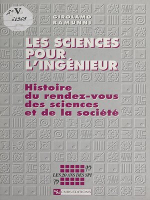 cover image of Les sciences pour l'ingénieur